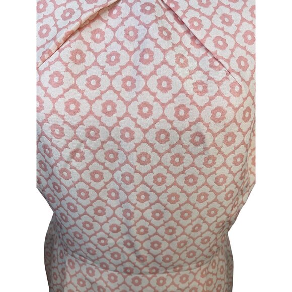 Tahari Women's Sheath Dress Size 10 Sleeveless Floral Pink White - Picture 4 of 6